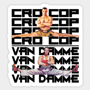 Crocop Van Damme Sticker